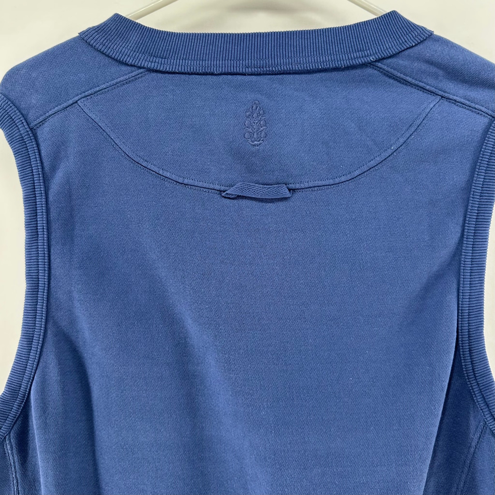 FREE PEOPLE MOVEMENT Athletic Blue CROP SWEATSHIRT Intercept TANK TOP WOMENS L - Picture 9 of 12